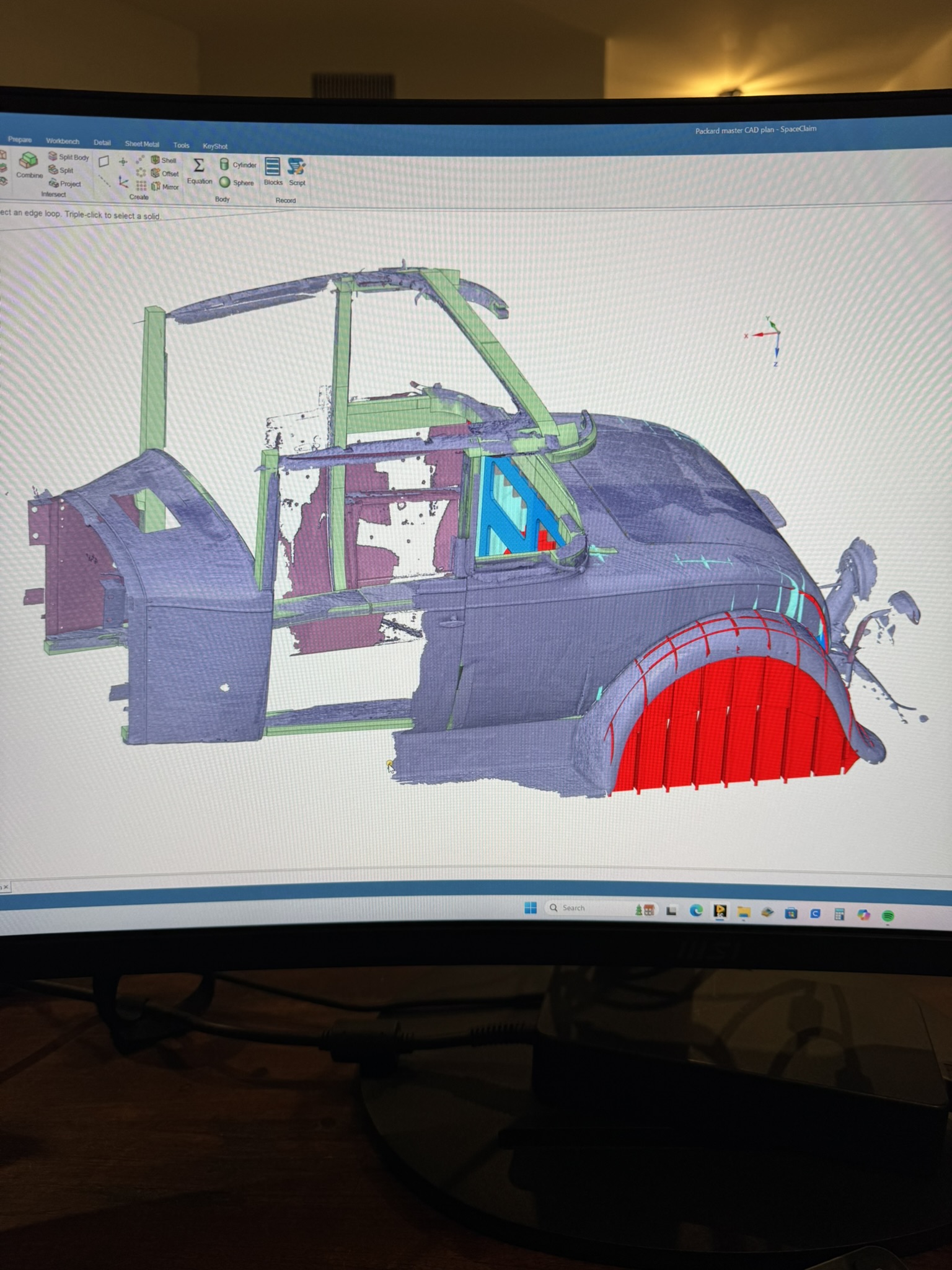 CAD and 3D scanning project photo